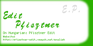 edit pfisztner business card